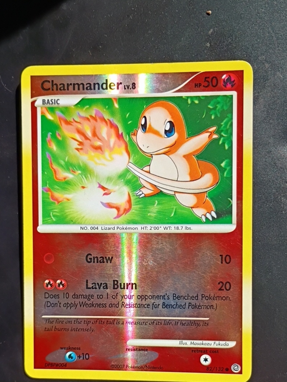 Pokemon Charmander Holographic Card